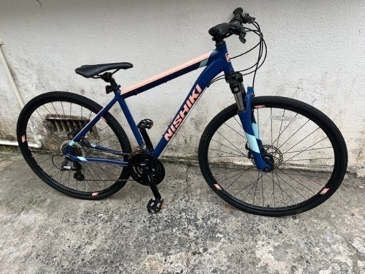 28インチ8段ギア700NISHKIクロスバイク街乗り通勤車通学車?プロフ必読