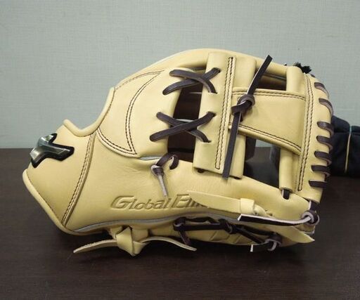 新品 MIZUNO タグ付き 軟式用 グローブ グローバルエリート Hselection SIGNA 内野手用 サイズ10 ゴールド 