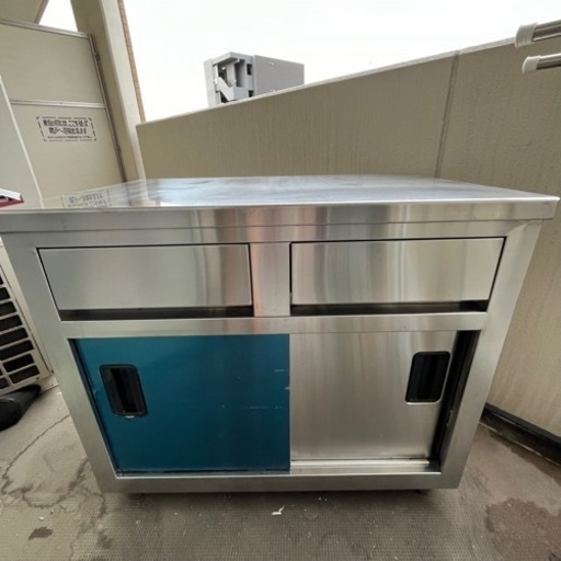 tanico タニコー　TXA-WCT-90DNB 引出付調理台 バックガードなし