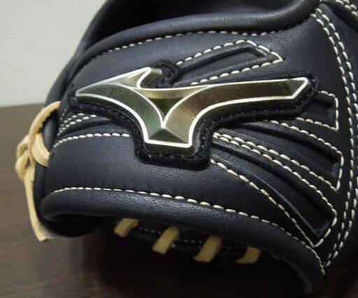 新品 MIZUNO タグ付き 軟式用 グローブ グローバルエリート Hselection SIGNA 内野手用 サイズ9 ブラック×ブ