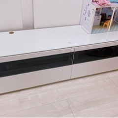 【引渡し先決定】定価10万 Pamouna製 テレビボード 2022年新色ホワイト BW-210の画像