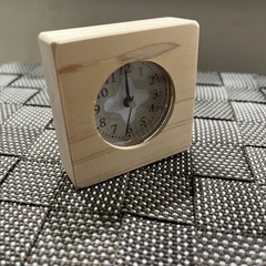 時計　置き時計　ナチュラル　ていねい通信　の画像