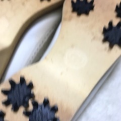 激レア オールドグッチ ウイングチップ ゴルフシューズ 37 24cmの画像