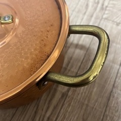 銅鍋　新品　アンティーク 昭和　19cmの画像