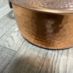 銅鍋　新品　アンティーク 昭和　19cmの画像