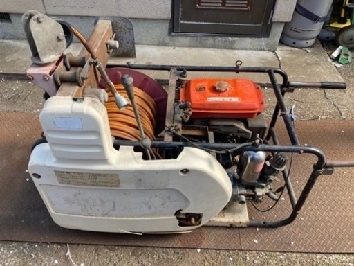 丸山自動整列卷取セット動力噴霧器