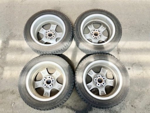 VW フォルクスワーゲン 純正アルミ付スタッドレス185/60R15 15×6J PCD100-5穴　ワーゲン　ポロ