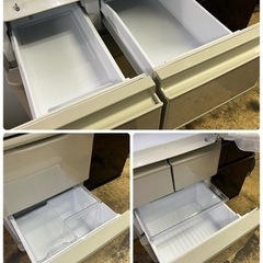 近隣送料無料!! 激安5ドア!! SHARP SJ-W411E-N 412L どっちもドア 2018年家電 キッチン家電 冷蔵庫