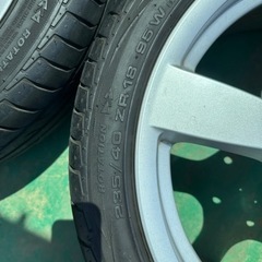 ポルシェ　ケイマンS ボクスター　18インチ純正ホイールタイヤ　4本セット‼️の画像
