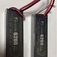 リポバッテリー 2個セット　6200mAh ロングタイプ 中古 