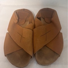 レザー クロス サンダル　中古品 