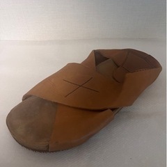レザー クロス サンダル　中古品 の画像