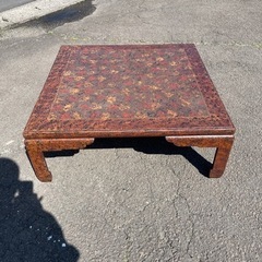 日本工芸 日本伝統 座卓 ちゃぶ台 津軽塗 レトロ アンティーク