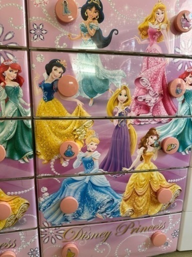 今週中に引き渡し出来る方のみ値下げします！プリンセス  チェスト 引き出し  5段  2個セット