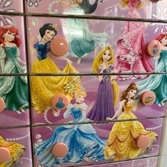 今週中に引き渡し出来る方のみ値下げします！プリンセス  チェスト 引き出し  5段  2個セットの画像