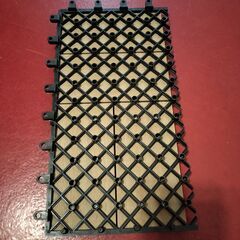 未使用のウッド調ジョイントタイルの画像