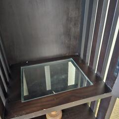 =終了しました=【古道具】ステンドグラス飾り棚の画像