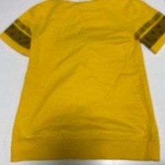 フード付き👕Tシャツ　150cm  黄色の画像