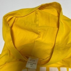 フード付き👕Tシャツ　150cm  黄色の画像