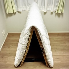 セミダブル すのこベッドと敷布団のセット