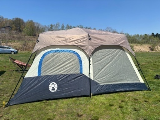 値下げ⤵⤵美品 コールマン ワンタッチテント 8人用 レインフライシート付き