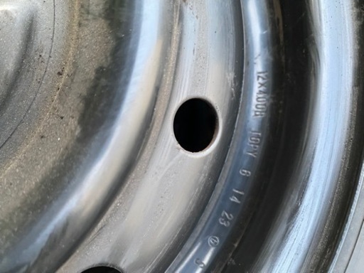145/80R12タイヤホイール４本セット