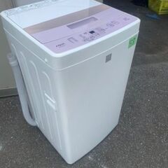 NO58❗️ 福岡市内配送設置無料 AQUA 4．5kg全自動洗濯機 keyword キーワードピンク AQW-S4E4(KP)の画像