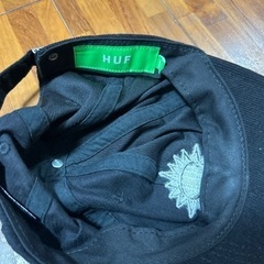 HUF キャップ　黒の画像