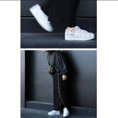 厚底デザインスニーカーの画像