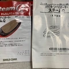 一回のみ使用　スチームアイロンの画像