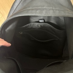 coach リュックサック　迷彩　レザーの画像