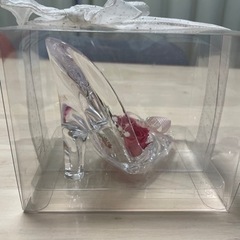 プリザーブドフラワー ガラスの靴の画像
