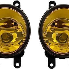 トヨタ フォグランプ ユニット 左右セット 社外品 黄色レンズ 車用 汎用の画像