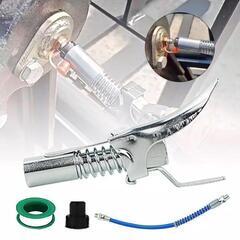 グリスカプラー ガンカプラー フレキシホース セット グリスガン ロックの画像