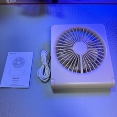 JISULIFE卓上扇風機 USB充電式 ミニ扇風機 薄型 オフ...