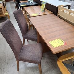 J4733　moda en casa　モーダエンカーサ　2+2 TABLE バタフライテーブル ウォルナット　クリーニング済　【リユースのサカイ柏店】　