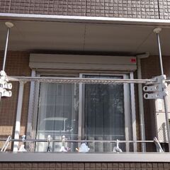 突っ張り棒　物干し竿かけの画像