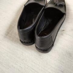 本皮ローファー　23.5の画像