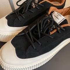 4cm厚底 スニーカー26.5cmの画像