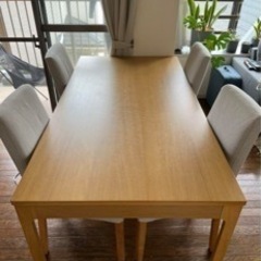 (交渉中)ダイニングテーブル+椅子セットの画像
