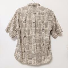 【約60%OFF】POLO BCS メンズ 半袖シャツ 英字 ベージュの画像