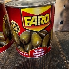 FARO ホールハラペーニョ缶 2800g 　