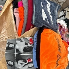 古着　Ｔシャツ　ハーフベール　まとめ売り アメリカ輸入古着　検品済　ゴミ無し　S〜XL　サイズミックス