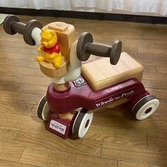 値下げしました！くまのプーさん おしゃべり ウォーカーライダー　...