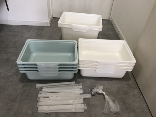 ニトリ  収納ボックス＆専用レールセット