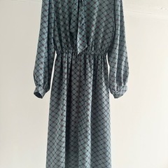 青いワンピースの画像