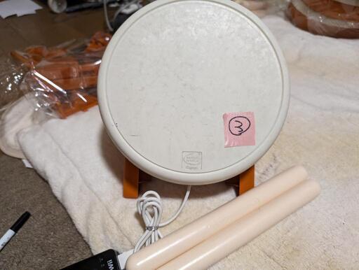 良品　WiiＵ　Wii　太鼓の達人 タタコン バチ セット