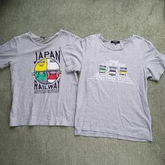 電車柄TシャツMサイズ2枚