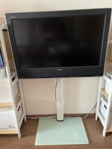 【商談中】壁寄せTVスタンド 組立て済み　説明書付き