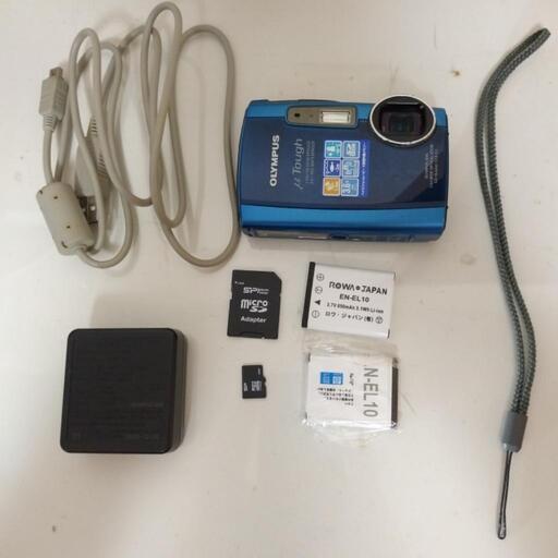 デジタルカメラ　防水　海　作業用　OLYMPUS μ TOUGH-3000 オリンパス　予備バッテリー